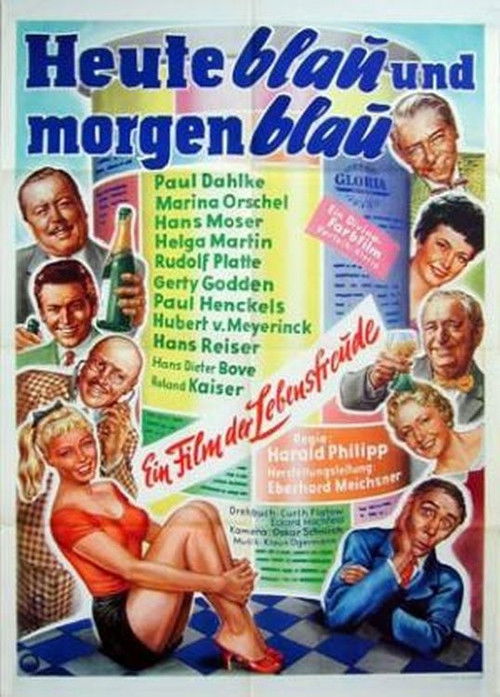 Heute blau und morgen blau (1957) poster