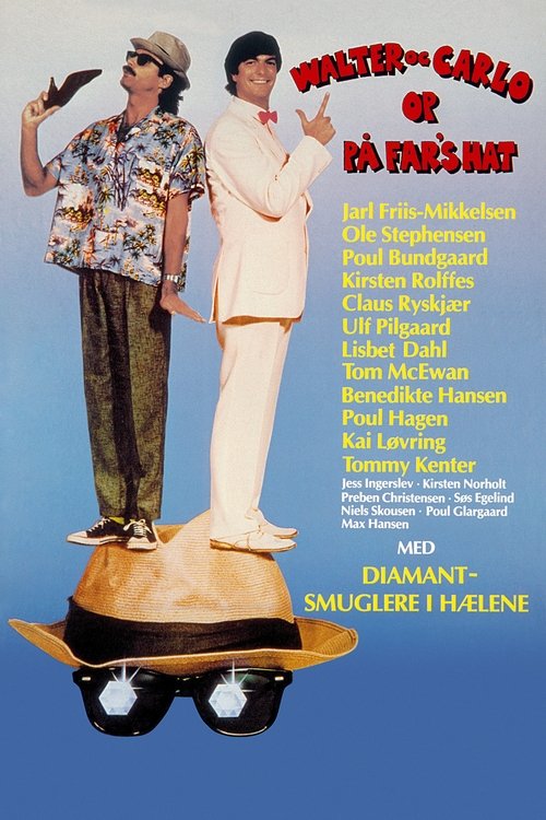 Walter og Carlo: Op på fars hat (1985) poster
