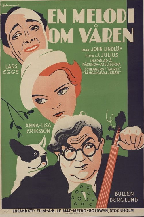 En melodi om våren (1933) poster