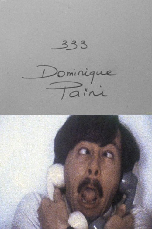 Cinématon n°333 : Dominique Païni (1984) poster