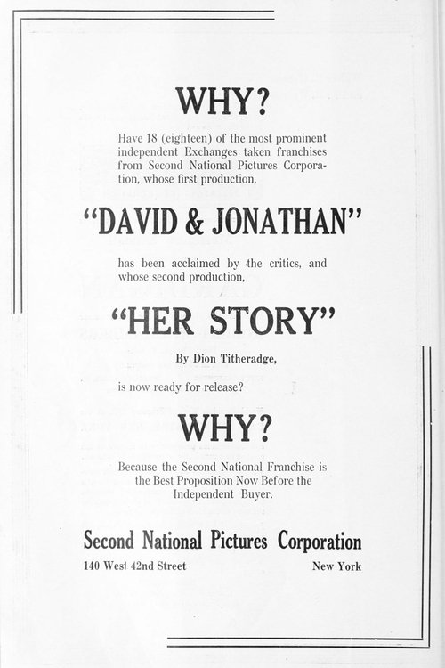 Her Story (1920) poster