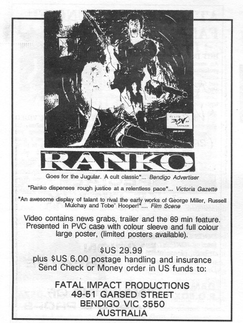 Ranko (1989) poster
