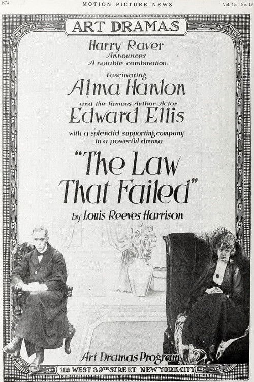 The Law That Failed (1917) poster