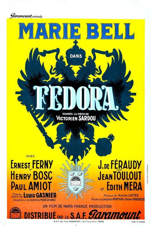 Fedora (1934) poster