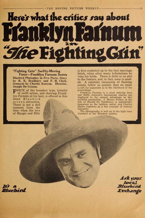 The Fighting Grin (1918) poster