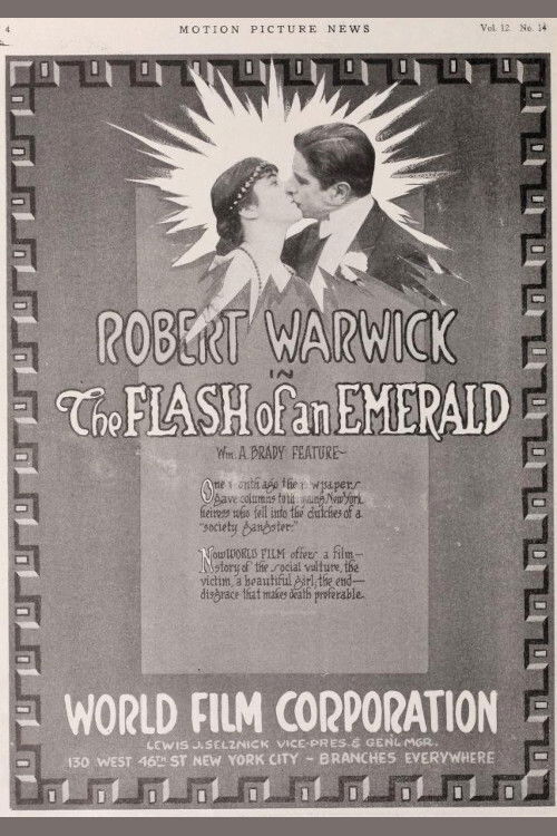 The Flash of an Emerald (1915) poster