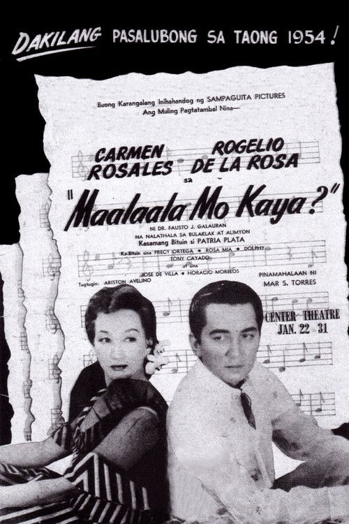 Maalaala Mo Kaya? (1954) poster