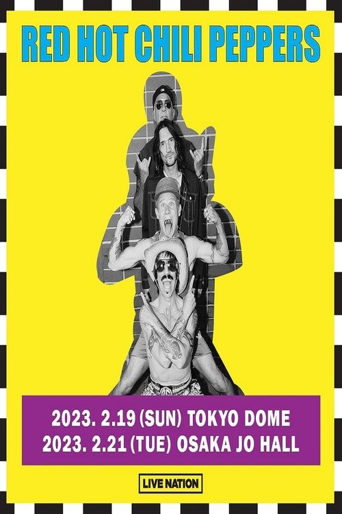 Red Hot Chili Peppers - Live at Tokyo Dome (2023) poster