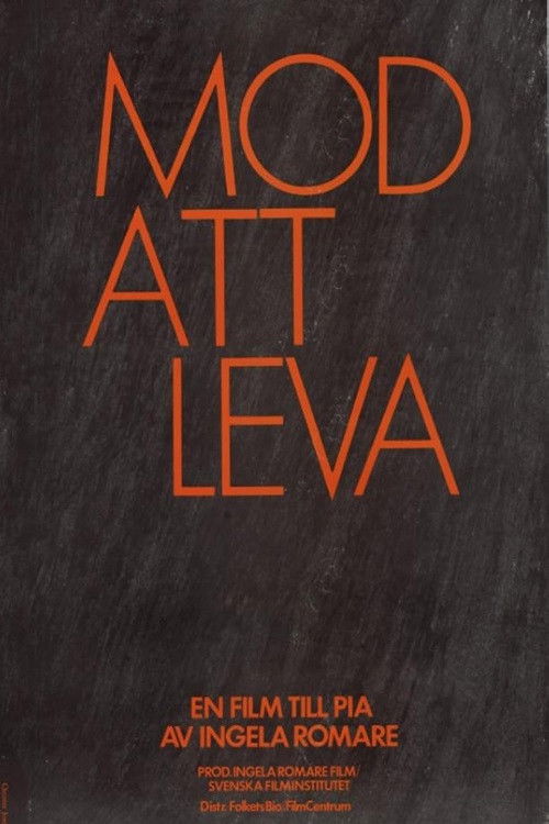 Mod att leva (1983) poster