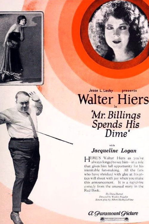 Mr. Billings Spends His Dime (1923) poster