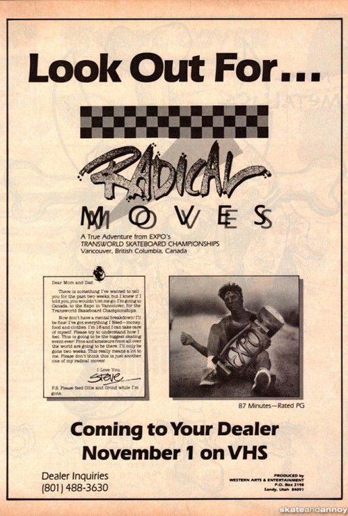 Radical Moves (1986) poster