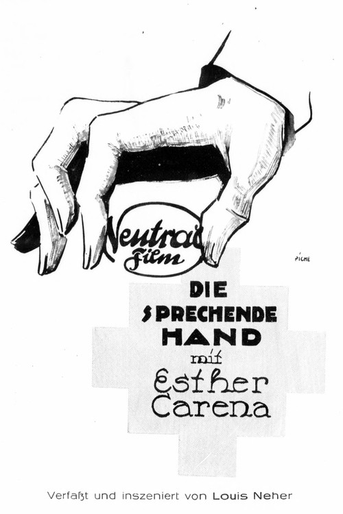 Die sprechende Hand (1918) poster