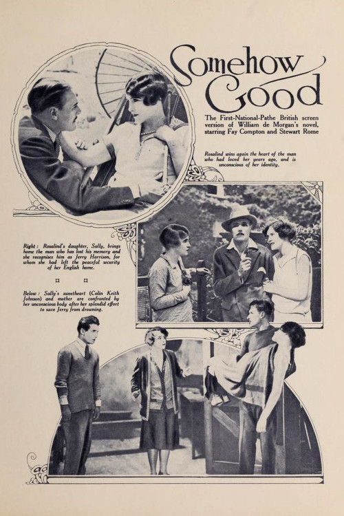 Somehow Good (1927) poster