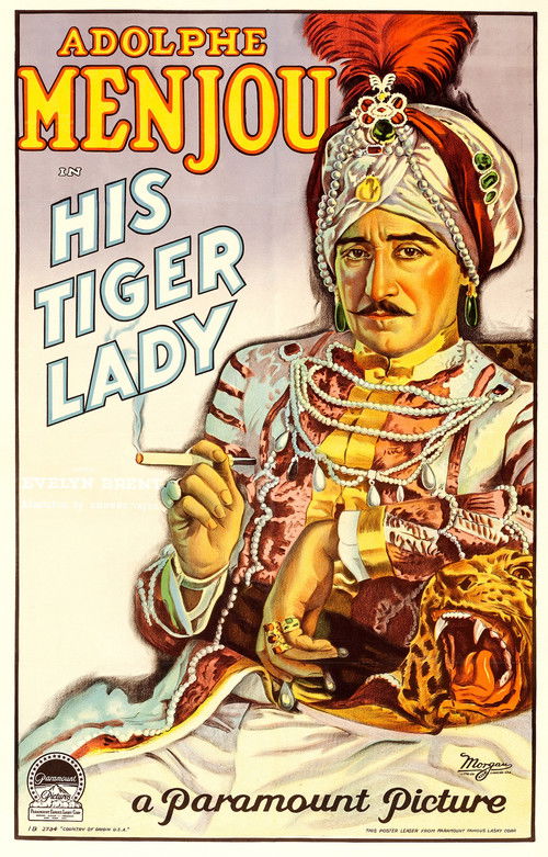 His Tiger Lady (1928) poster