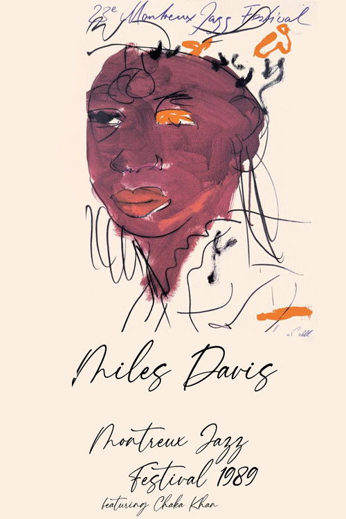 Miles Davis - Montreux Jazz Festival (1989) poster