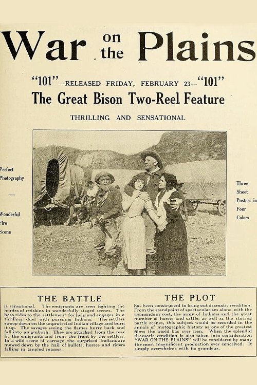 War on the Plains (1912) poster