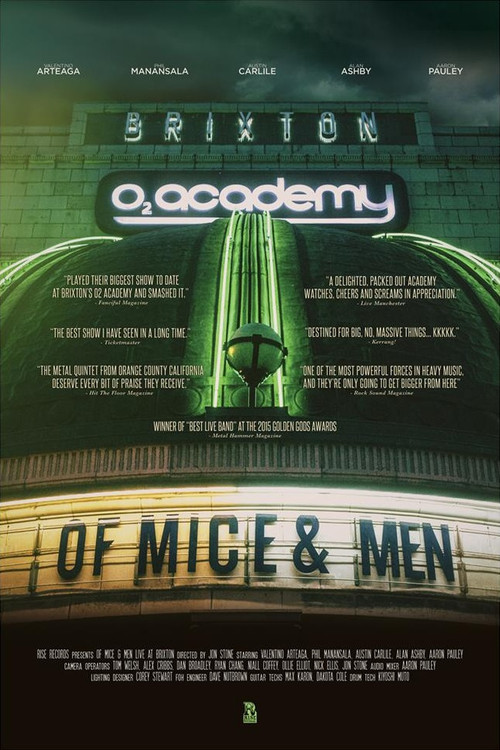 Of Mice & Men - Live At Brixton (2016) poster