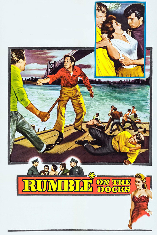 Rumble on the Docks (1956) poster