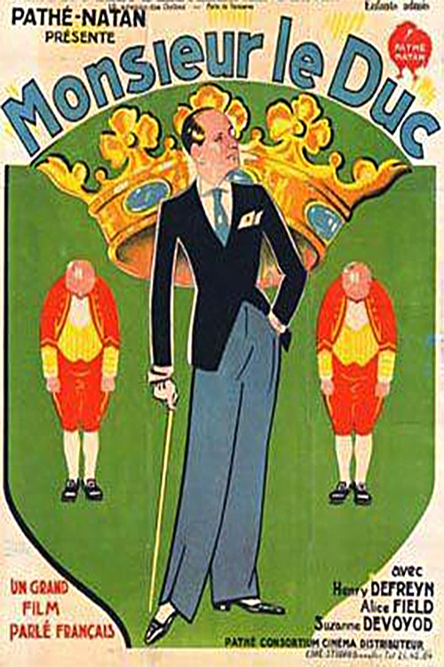 Monsieur le duc (1931) poster