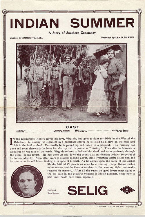 Indian Summer (1913) poster
