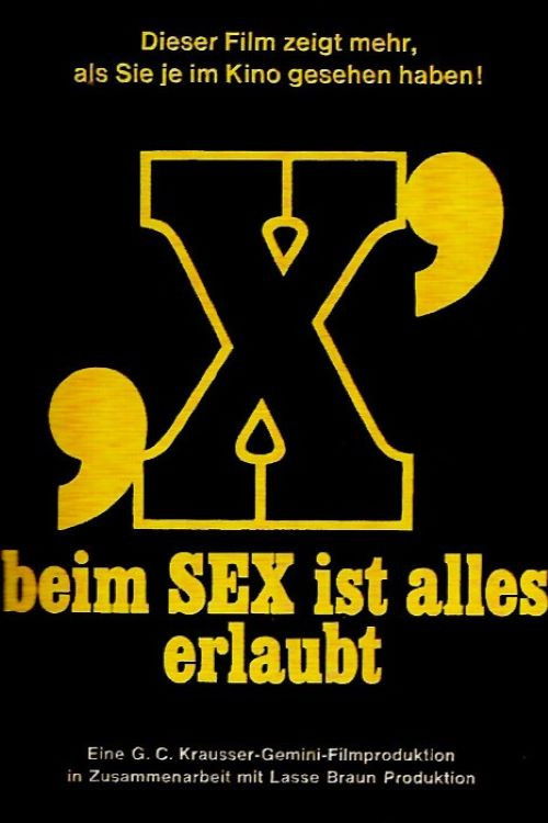 X - Beim Sex ist alles erlaubt (1974) poster