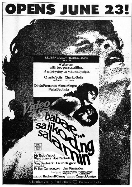 Babae sa likod ng salamin (1976) poster