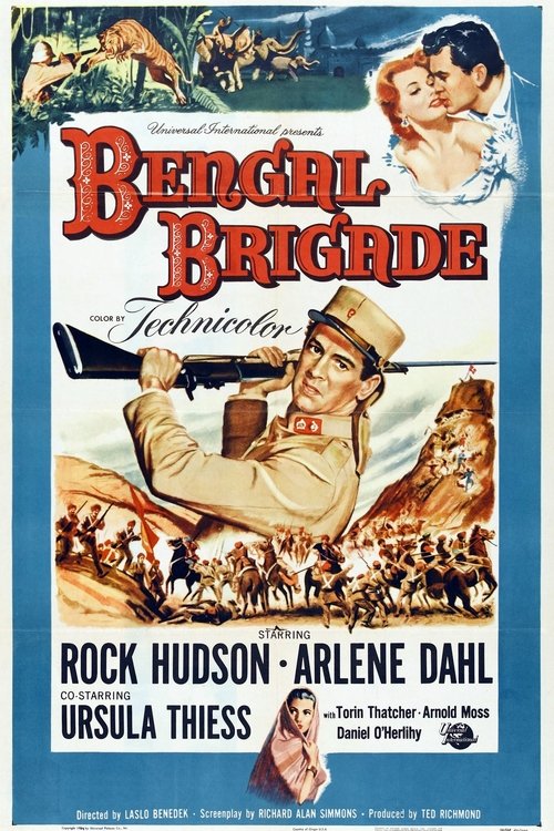Bengal Brigade (1954) poster