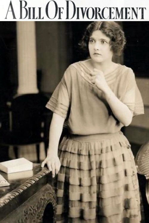 A Bill of Divorcement (1922) poster