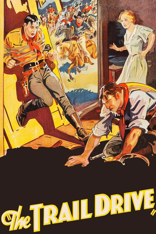 The Trail Drive (1933) poster