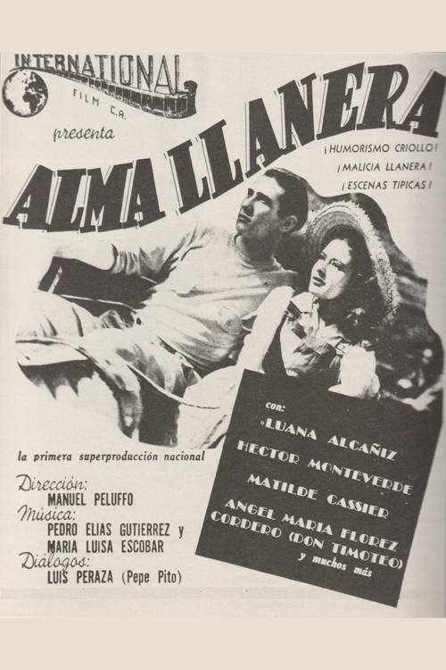 Alma llanera (1945) poster