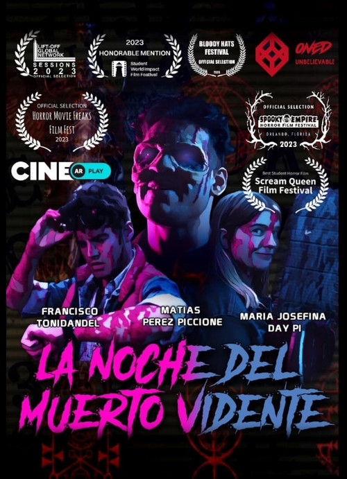 La noche del muerto vidente poster