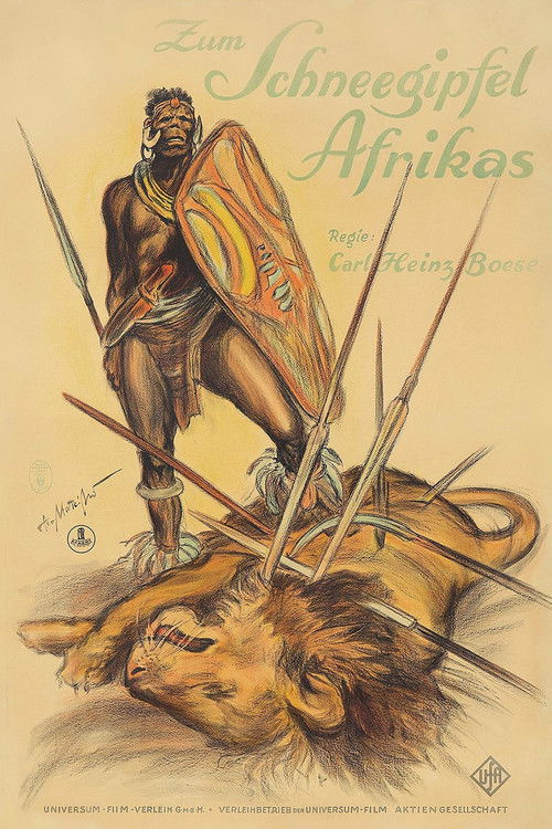 Zum Schneegipfel Afrikas (1925) poster