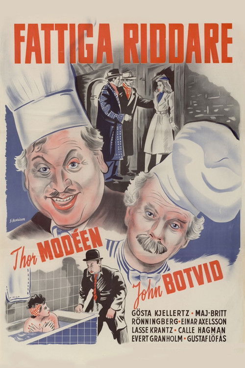 Fattiga riddare (1944) poster