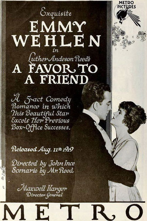 A Favor to a Friend (1919) poster