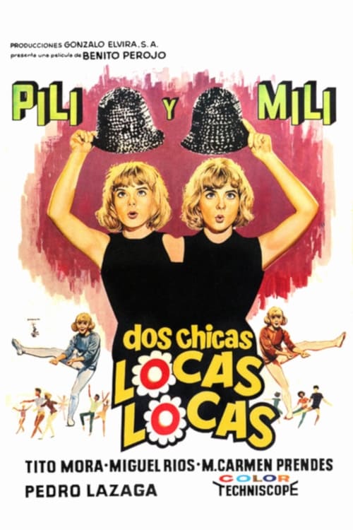 Dos chicas locas locas (1965) poster