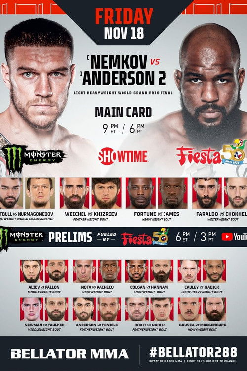 Bellator 288: Nemkov vs. Anderson 2 (2022) poster