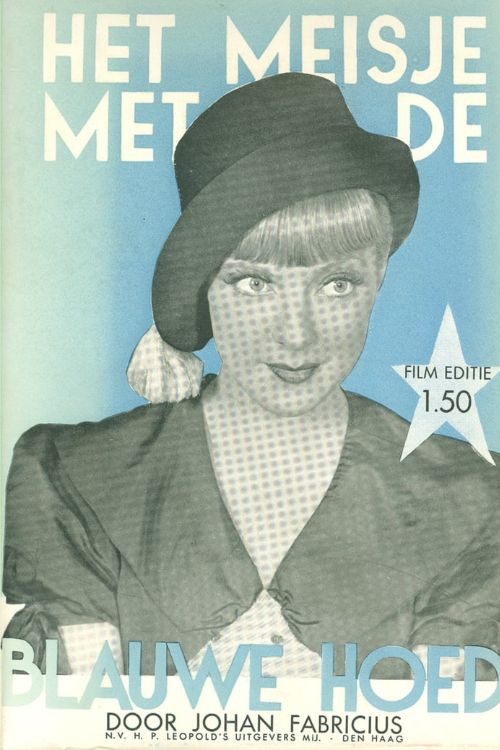Het Meisje met den Blauwen Hoed (1934) poster