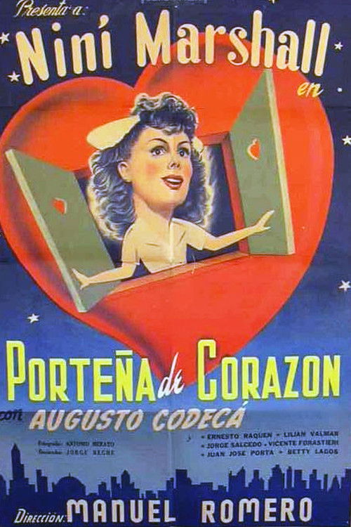 Porteña de corazón (1948) poster
