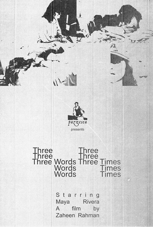 Three Words Three Times (2025) poster
