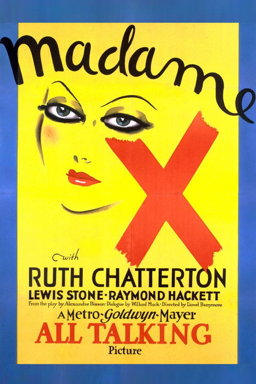 Madame X (1929) poster