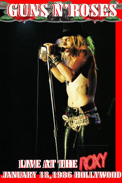 Guns N' Roses - Anything Goes Live At The Roxy (1986) poster
