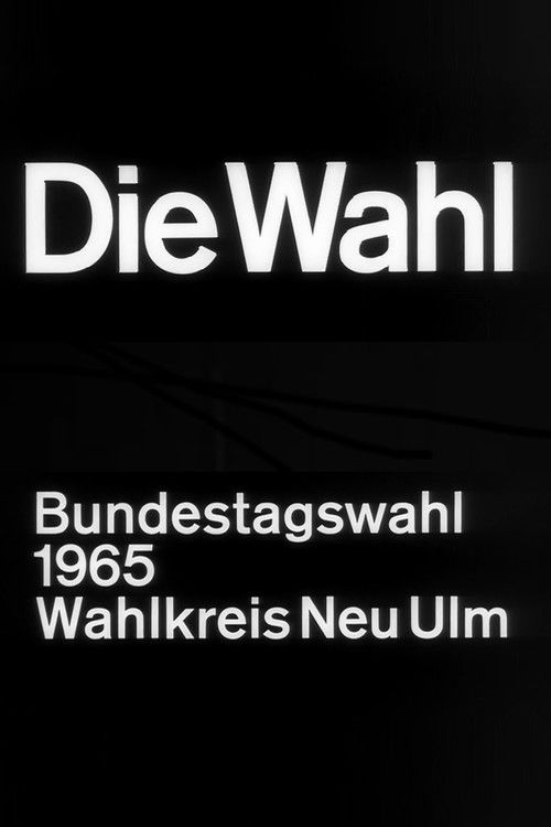 Die Wahl - Bundestagswahl 1965, Wahlkreis Neu-Ulm (1966) poster