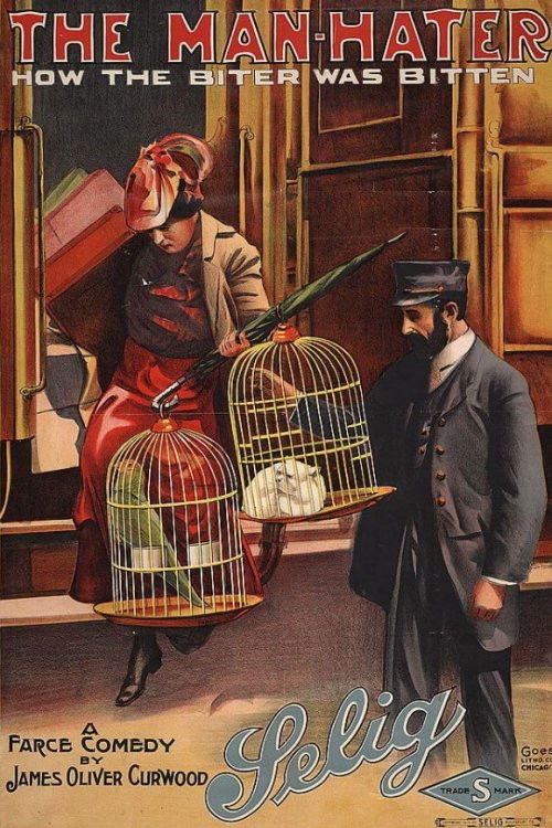 The Man Hater (1917) poster