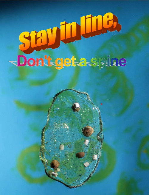 Stay in line, Don't get a spine poster