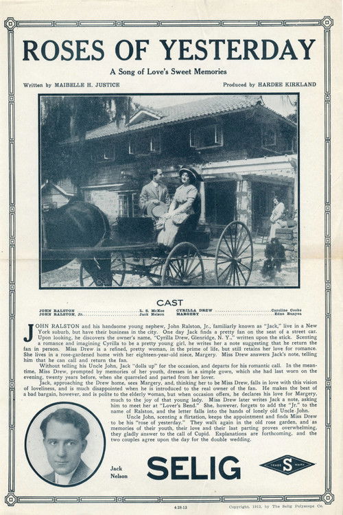 Roses of Yesterday (1913) poster
