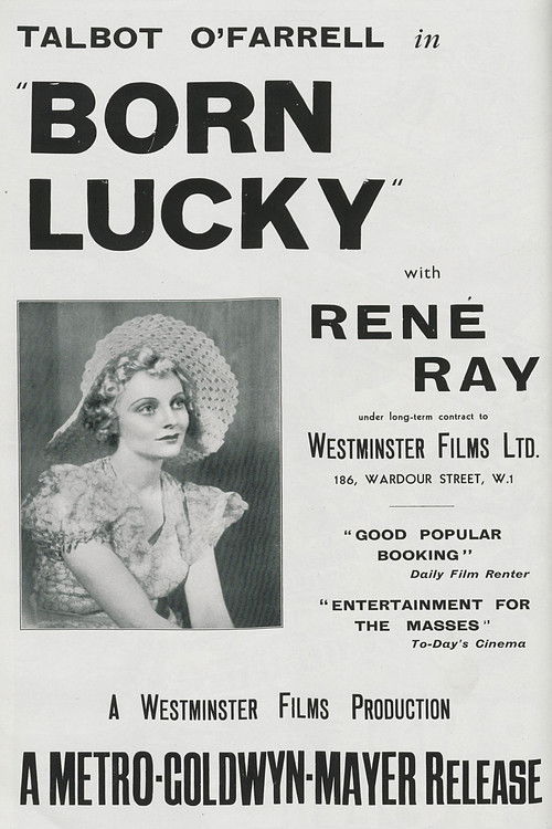 Born Lucky (1933) poster
