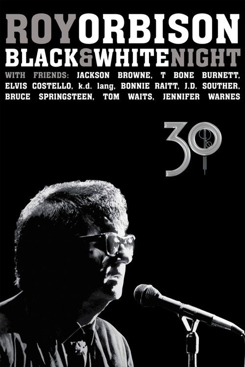 Roy Orbison: Black and White Night 30 (2017) poster