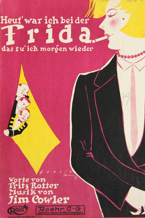 Heut' war ich bei der Frieda (1928) poster