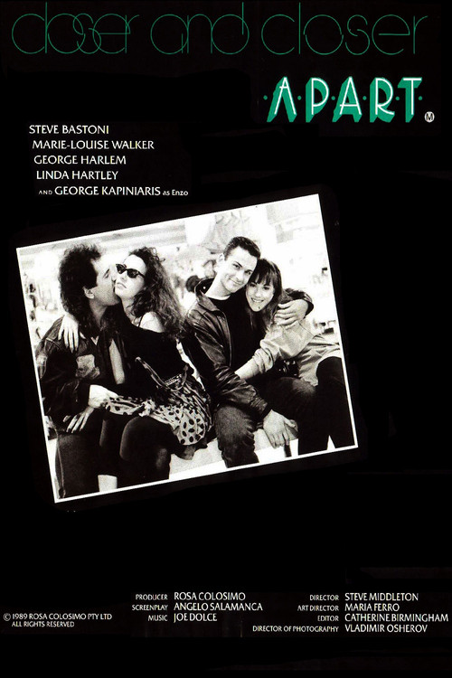 Closer and Closer Apart (1990) poster