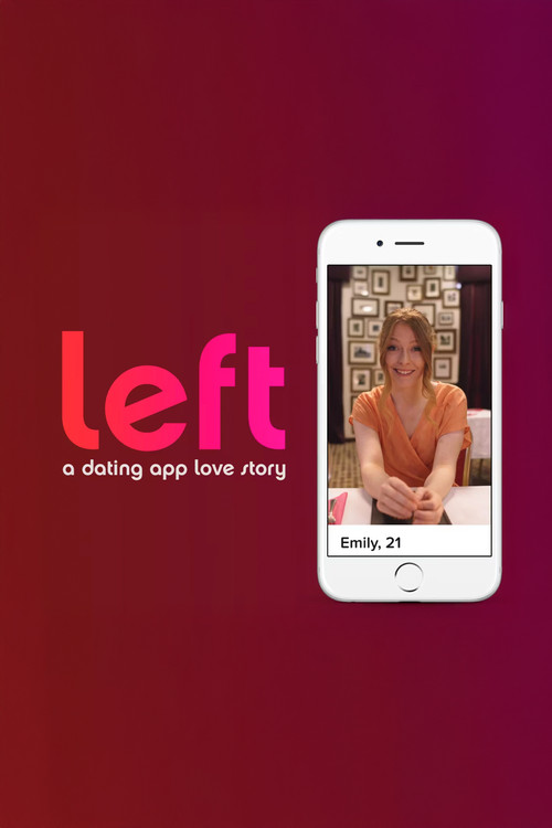 Left: A Dating App Love Story (2021) poster